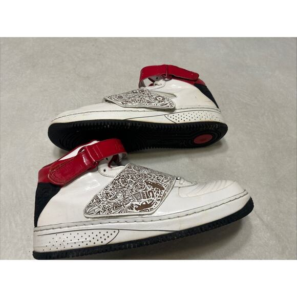 Nike Air Force Jordan Shoes Men’s Size 11.5 Fusion AJF 20 Sneakers Rare 2008 - Picture 7 of 8